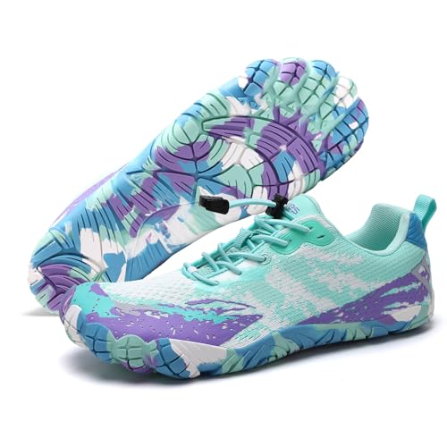 Image of WateLves Barefoot Water Shoes for Women Men Wide Toe Quick-Dry Lightweight Mesh Breathable Aqua Shoes for Beach Swim Yoga Exercise Surf Pool Boat