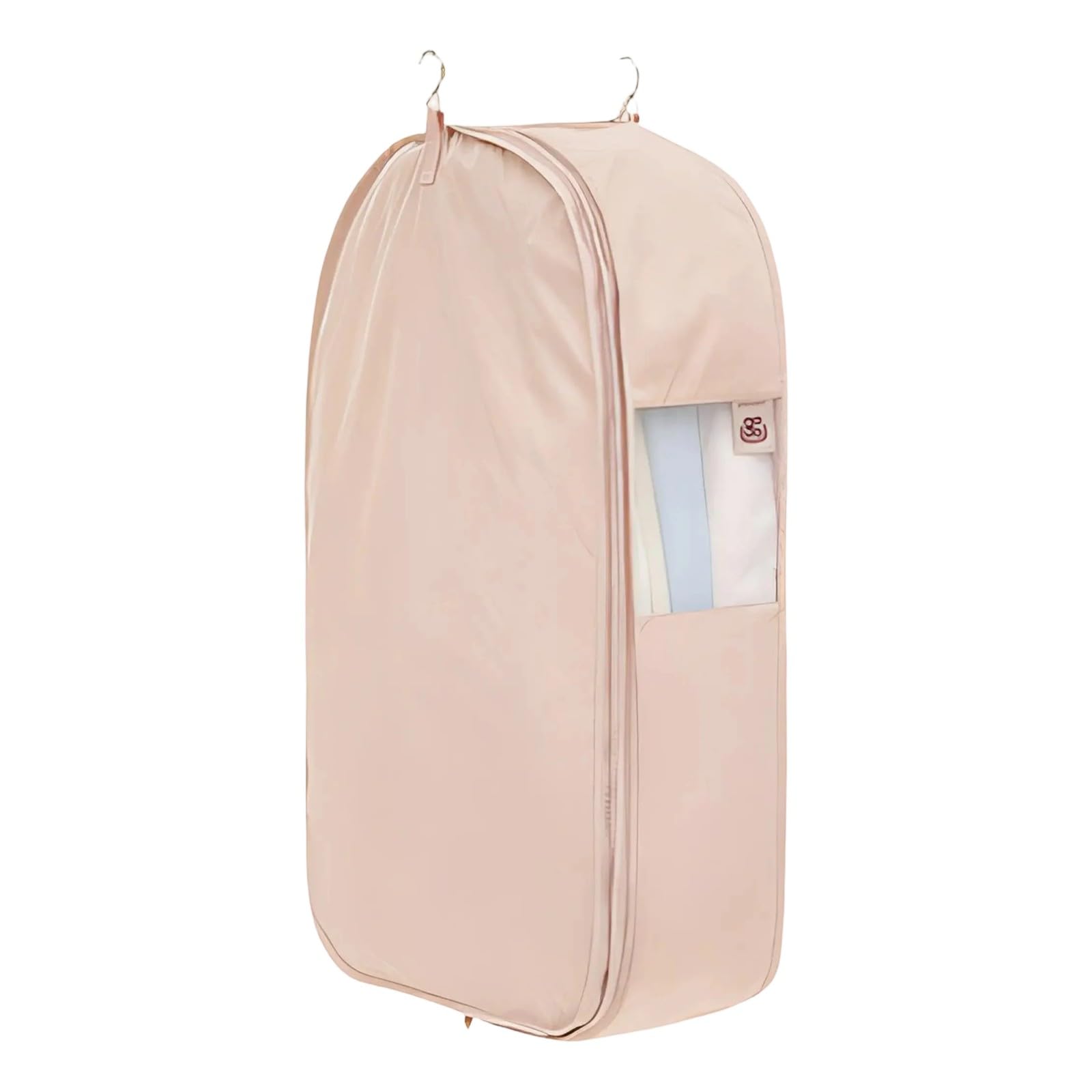 CRFFZ Hanging Garment Bag with Compression for Heavy Jackets Protective Storage Travel Organizers Space Saving Home Hanger