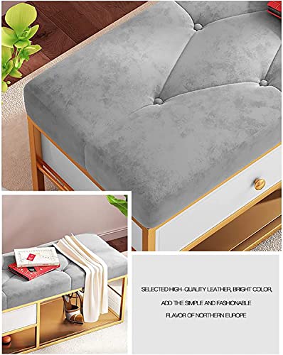 Banc à chaussures pour optimiser un petit couloir avec rangement - 6