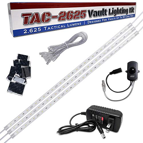 AMERICAN TACTICAL : Gun Safe Light Kits By LIGHT MY SAFE (2019 Version (Retail/Gift Box), (3) Light Kit)