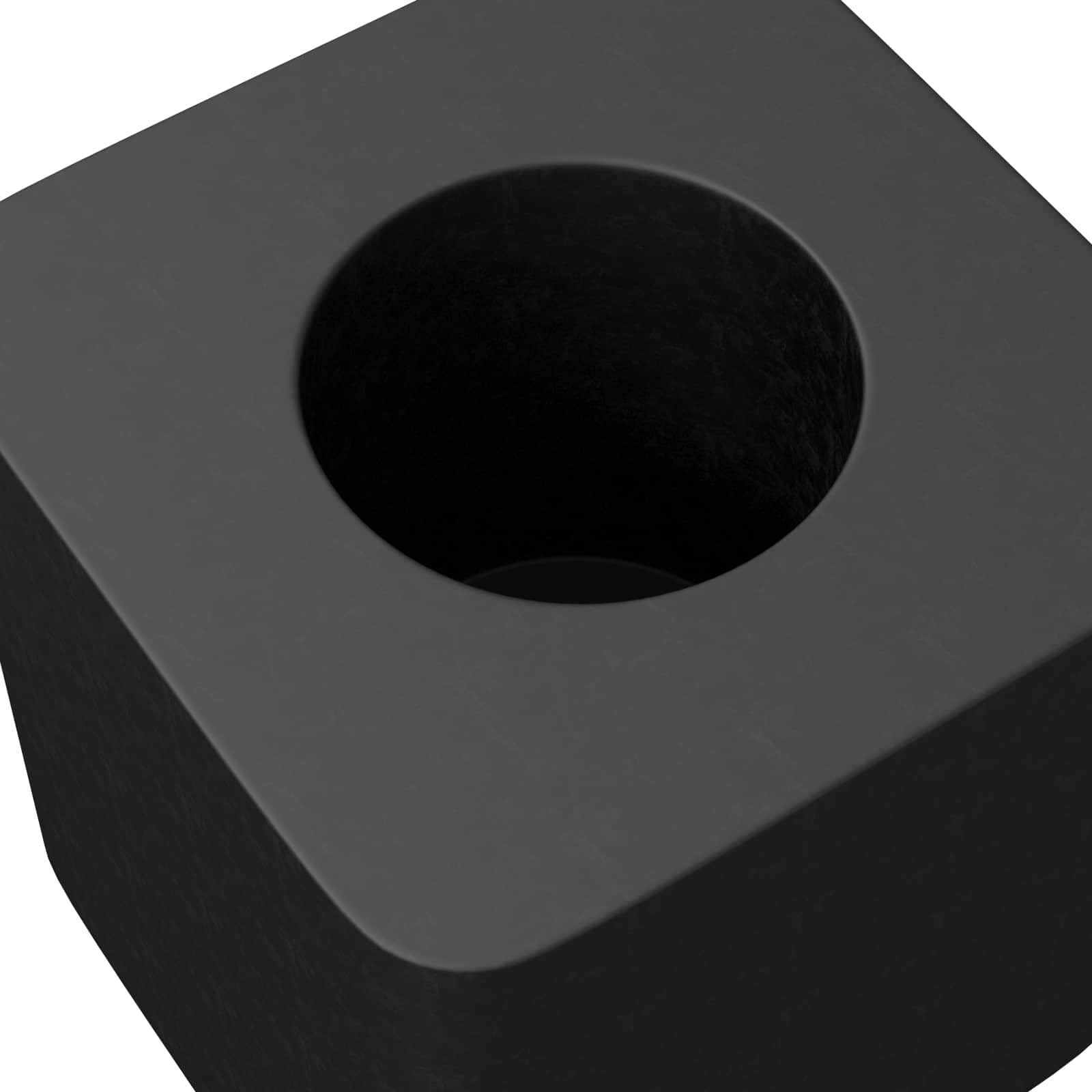 6792x Schubladenhalter Set 15x15x15mm PP-Copolymer Schwarz - Praktische Schranksicherung für Schubladen und Möbelstücke