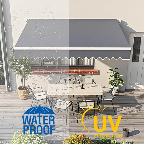 Toile de store banne grand format pour ombrager les repas de terrasse - 6