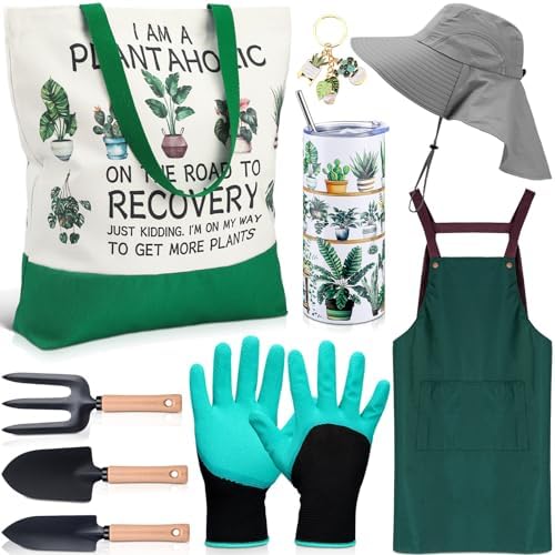 Zoooyawn Gardening Gifts for Women Set of 9 Gardeners