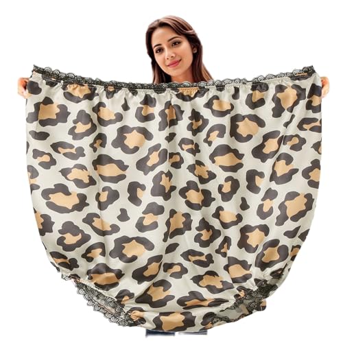 Generisch Ropa interior divertida para hombre y mujer 'Big Momma Undies' de gran tamaño, divertida ropa interior novedosa, café, talla única