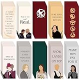 Value Set: It comes with 100pcs double-sided game movie theme bookmarks (10 styles, 10 of each). The sufficient quantity can be used for large party or as gifts. Double-sided Design: Both sides are printed with movie element patterns and classic quot...