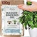 Produktbild MILYTEC® Hydrogel Wasserspeicher Pflanzen 100g  Granulat für Indoor & Outdoor Bewässerung  Pflanzengranulat für Zimmerpflanzen, Garten & Smart Garden  Alternative zu Tongranulat & Wasserperlen