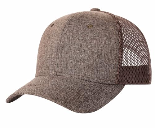 Image of TSSGBL M, L, XL, XXL Snapback Trucker Hats Baseball Caps Adjustable Blank Mesh Back Ball Caps for Men Women