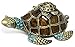 Welforth Turtle on Turtle Jewelry Box w/ Crystals