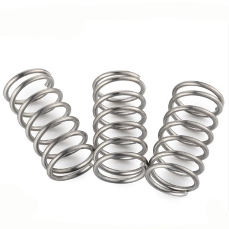20pcs Stainless Steel Compression Spring Wire Diameter 0.2mm 0.3mm 0.4mm 304 SUS Compressed Spring Y-Type Rotor Return Spring(15mm,2MM_0.3MM)