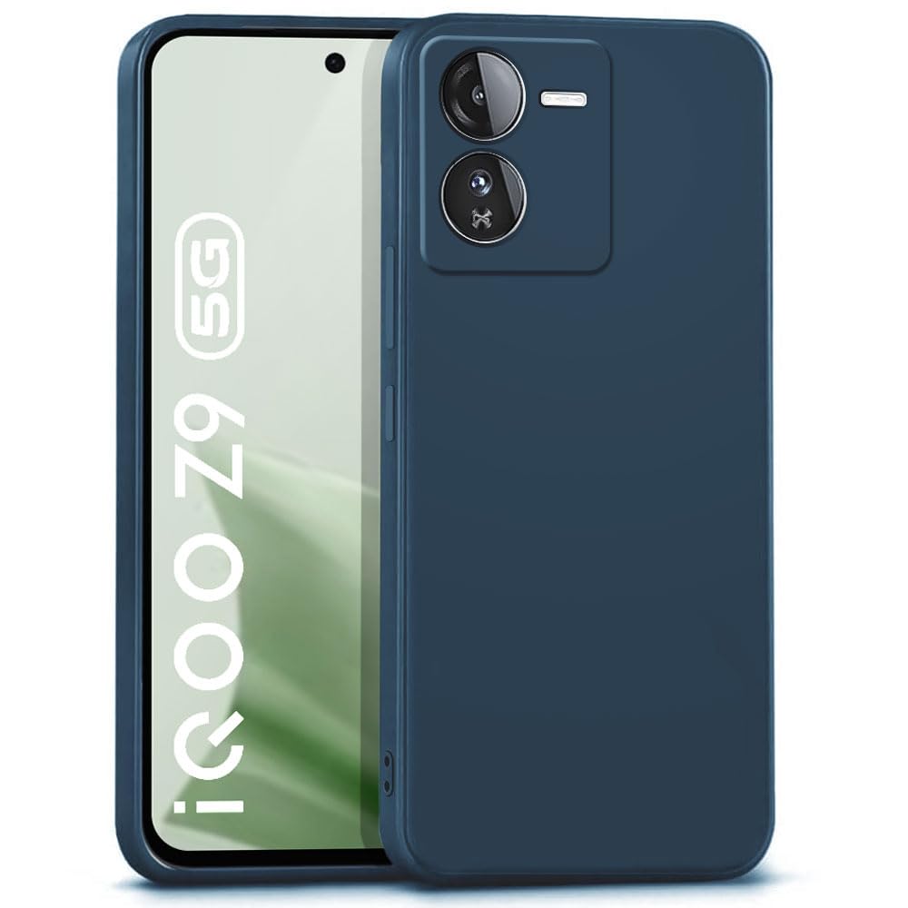 WOW IMAGINE Back Cover for iQOO Z9 5G | Ultra Slim Soft Rubberised Case | Inner Velvet Fabric Lining | Matte Silicone Flexible Mobile Case | Camera Protection - Black (B0CXPJPQJ8) Amazon Price History, Amazon Price Tracker