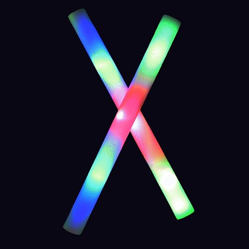 Miniatura 6 de Paquete de 25 palos de luz LED personalizados para fiestas, bodas, cumpleaños, invitados, fiestas, DJ, conciertos, festivales, eventos, promociones,