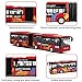 Crelloci City Bus Toy for Kids, Die Cast Alloy Pull Back Vehicles, Metro Articulated Electric Bus with Sounds and Lights, Model Cars Toys Educational Gift for Kids Boys Girls Ages 3+