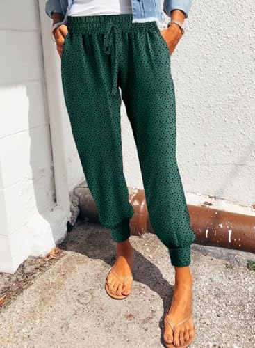 Image of Dokotoo Womens 2026 Soft Casual Drawstring Tie Elastic Waist Loose Jogger Pants with Pockets
