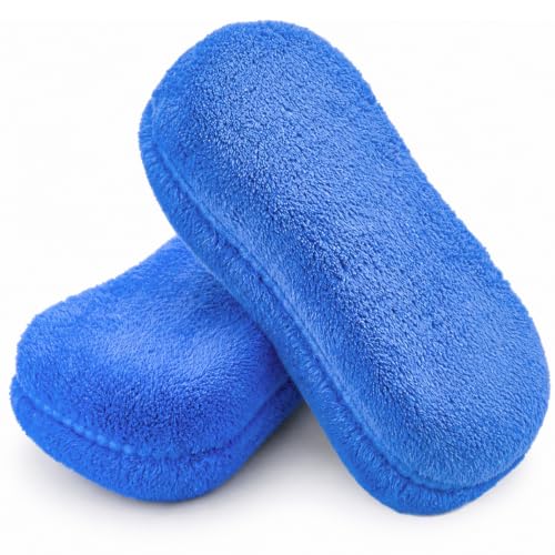 Image of Tanlade 2 Pcs Large Car Wash Sponge, Foam Sponge for Clean, Blue