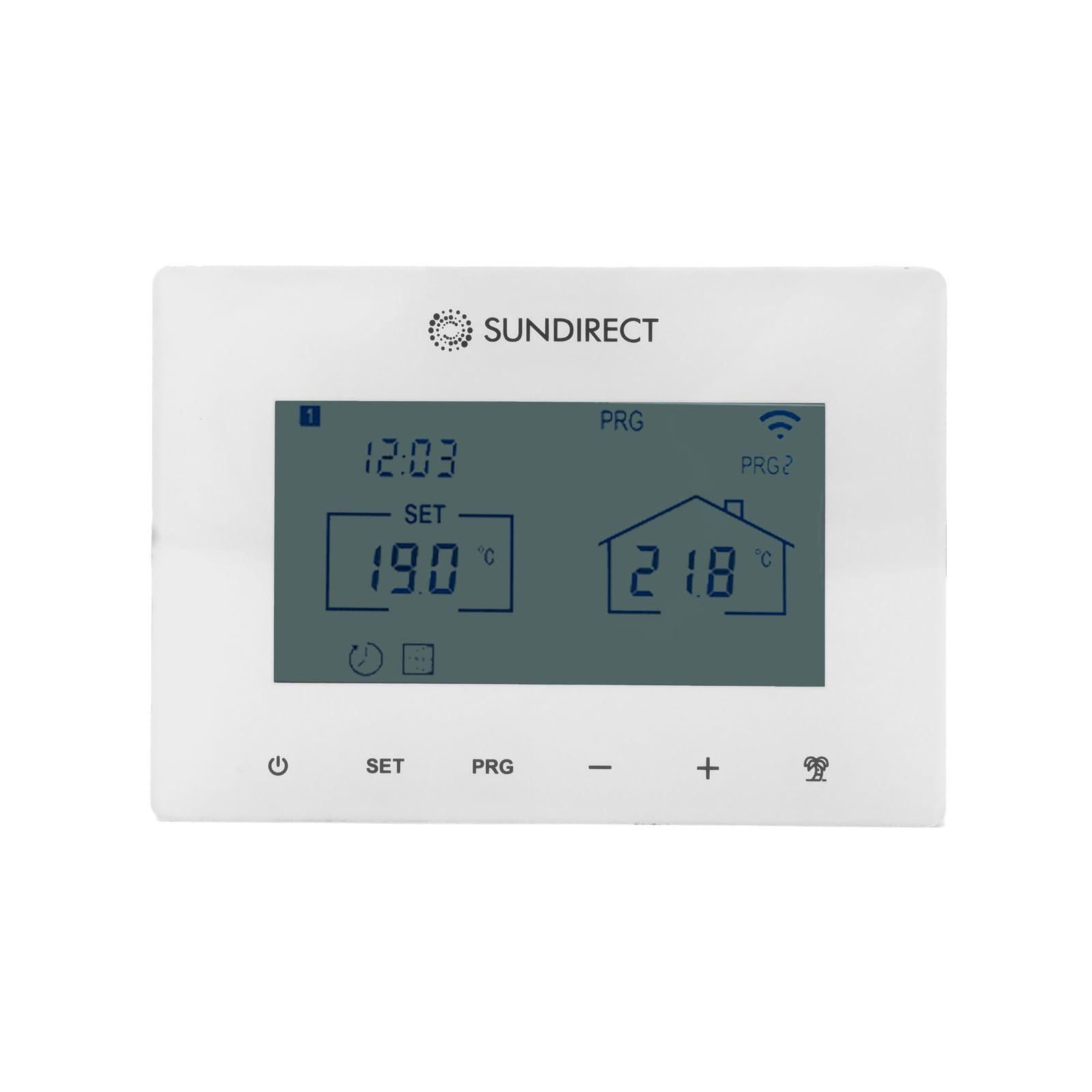 SunDirect Smart2.0 Pro – Termostato inalámbrico – WiFi – Termostato inteligente – Pantalla táctil APP Control de pared empotrado