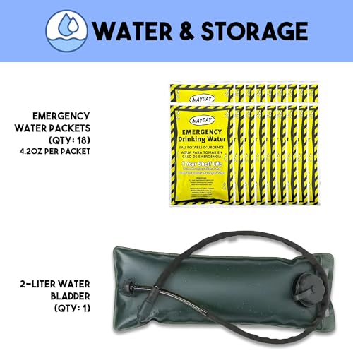 72 Hour Ultimate Bug Out Bag (Black, 50L) - Image 6