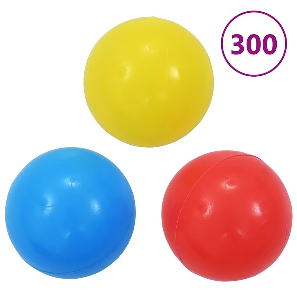 Spielzelt mit 550 Bällen, 123x120x126 cm, Polyester und Stahl, buntes Bällebad für Kinderzimmer und Garten, tragbares Popup Zelt, Tipi Haus für drinnen und draußen Spielen