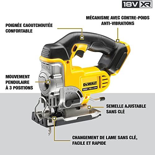 dewalt dcs331n xj scie sauteuse sans fil 18 v