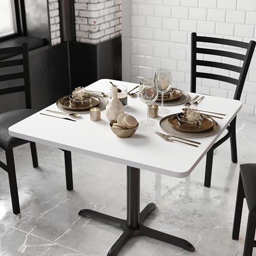 Table carrée réversible 91 cm en stratifié contre taches et rayures - 6