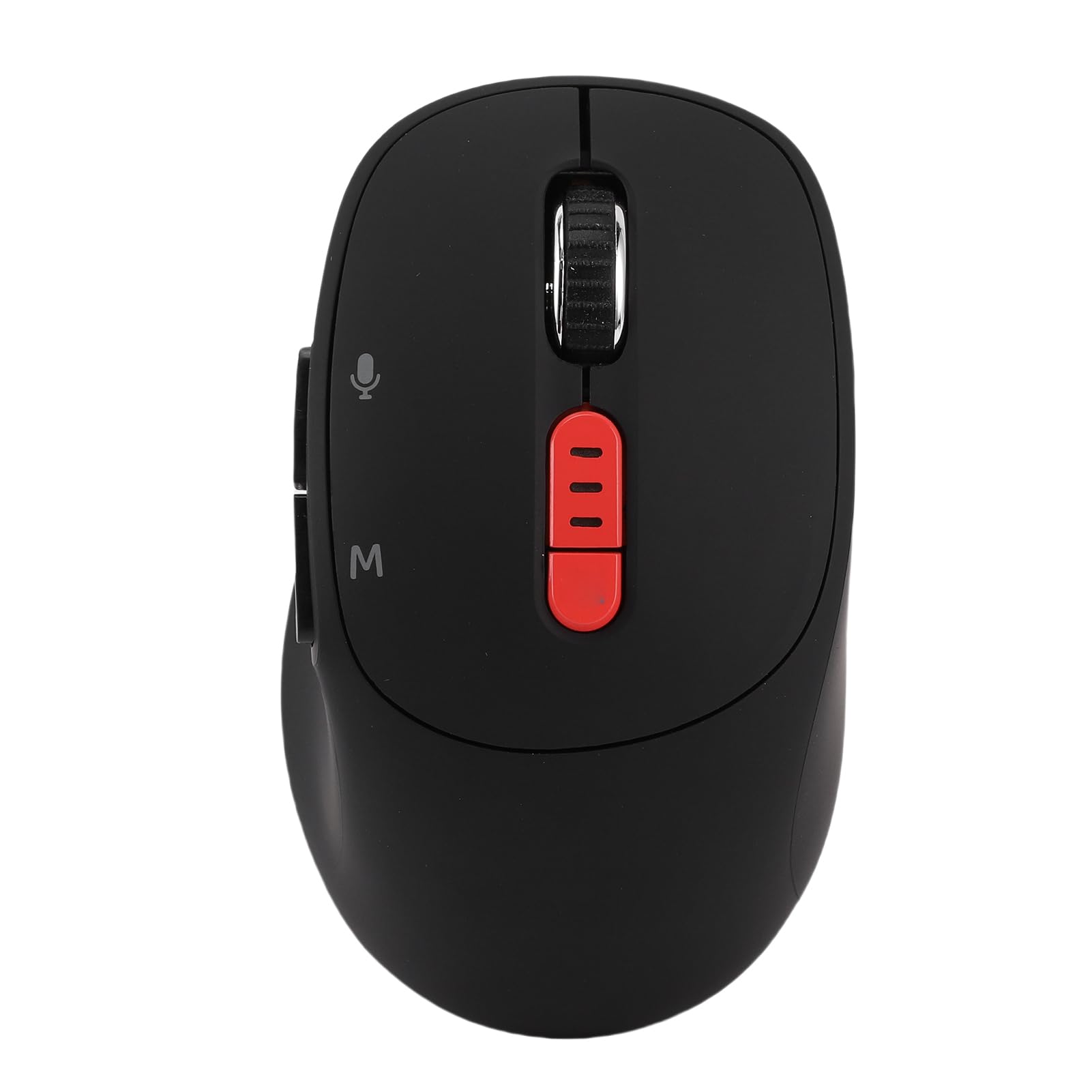 Bewinner M9 AI Sprachmaus für GPT, 6-in-1 Kabellose Maus mit Spracheingabe und Übersetzung, Leise, Ergonomische Bluetooth-Mäuse, Wiederaufladbar mit 3-Modus-Konnektivität für PC (Black)