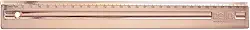 Dello Regua De Poliestireno Metalizada 30cm. , Rose Gold
