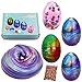 Stress Relief DIY Juguetes, BESTZY Slime Kit Crystal Clay Slime, DIY Slime, Fluffy Slime Galaxy Egg, Masilla de juguete Cloud Slime, Stress Relief DIY Toys for Kids Adults, 4 Pack