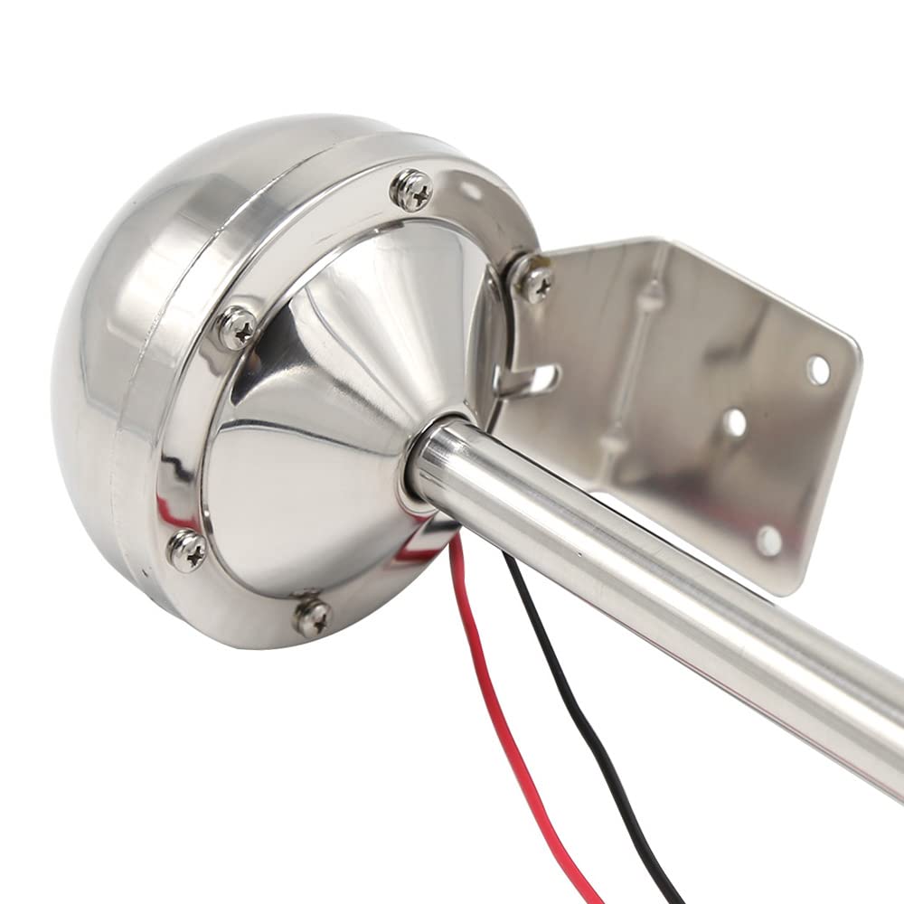Tromba elettrica a tromba singola da 12 V. Tromba per barche marine. Tromba ad aria elettrica da 125 dB per auto, camion