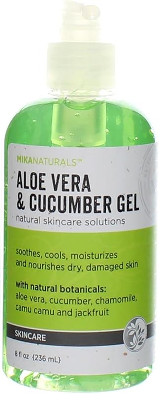 MIKA NATURALS Gel de Aloe Vera e Pepino, 227 g
