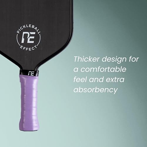 Miniatura 4 de Agarre de pala de pickleball - Cinta de agarre antideslizante para raqueta de tenis - Agarre cómodo de alto rendimiento para una fácil sujeción