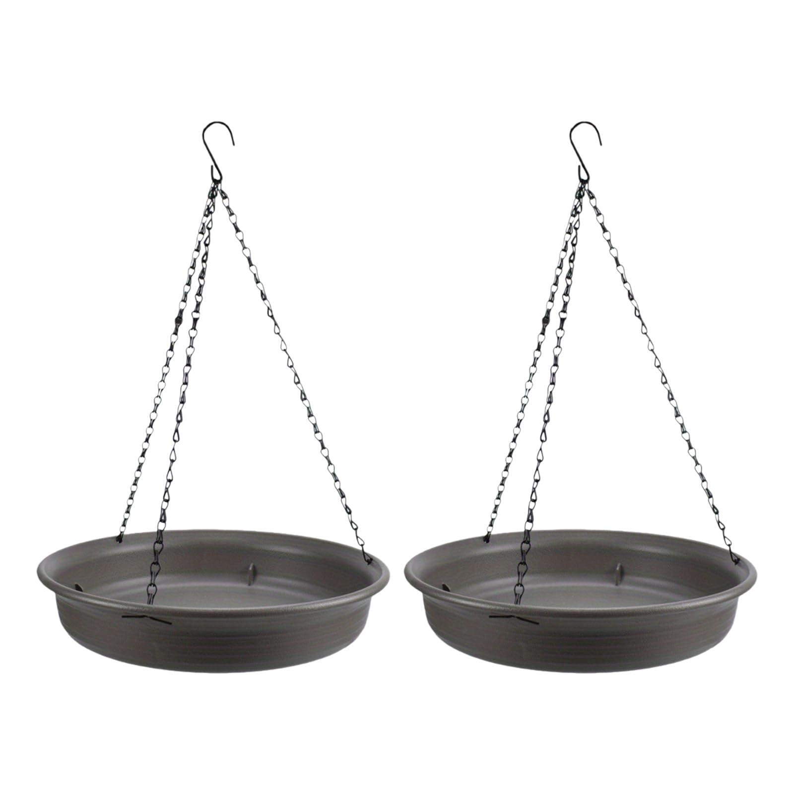 Lot de 2 cintres réglables en métal pour plantes d'intérieur et d'extérieur, support de suspension antirouille