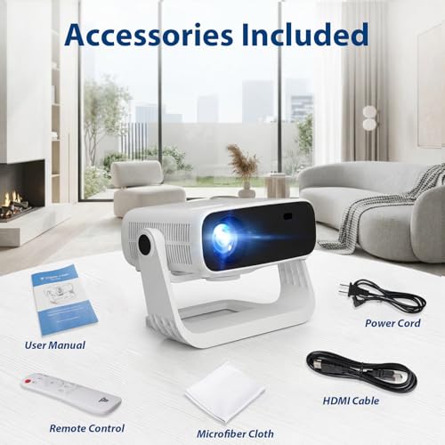 Portable Smart Projector 4K Support