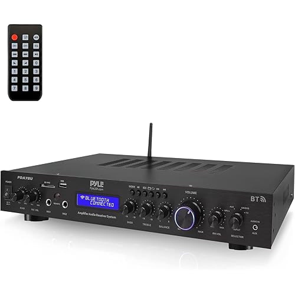 Pyle Bluetooth Audio Amplifier For Home Multi-Channel Stereo - View #3