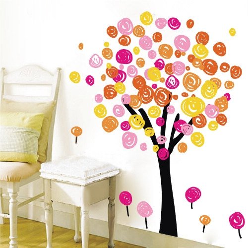 Colorful Tree / Nursery Wall Decal / Wall Sticker/ Baby