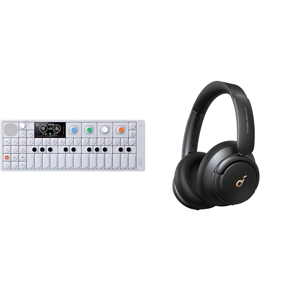 Teenage Engineering OP-1 All-in-One Portable Synthesizer, Sampler and Controller & soundcore by Anker Q30 Hybrid Active Noise Cancelling Headphones with Multiple Modes, Hi-Res Sound