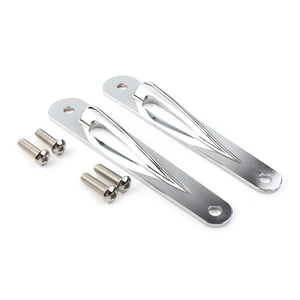 GZYF Front Fork Teardrop Tie-Down Brackets and Hardware Kit Motorcycle for Harley Touring Ultra Limited FLHTK Electra Glide 1983-2013