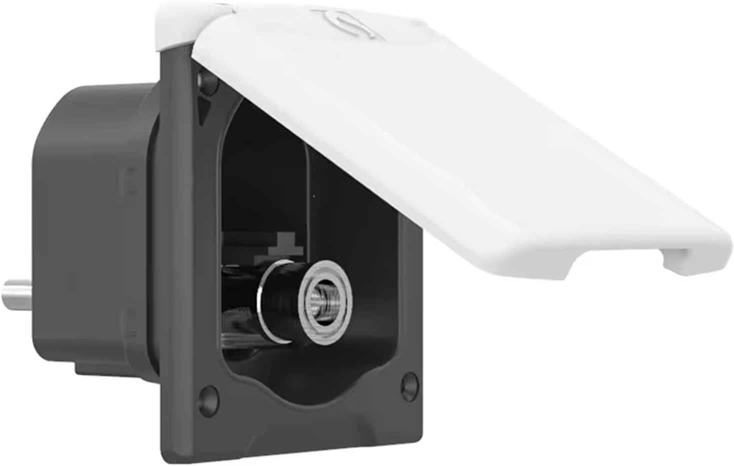 FOTN RV Gas Quick Connector, Gas Outlet Socket External Interface System ABS UV Resistance Motorhome Marine Ship Camper Configuration Protective Box