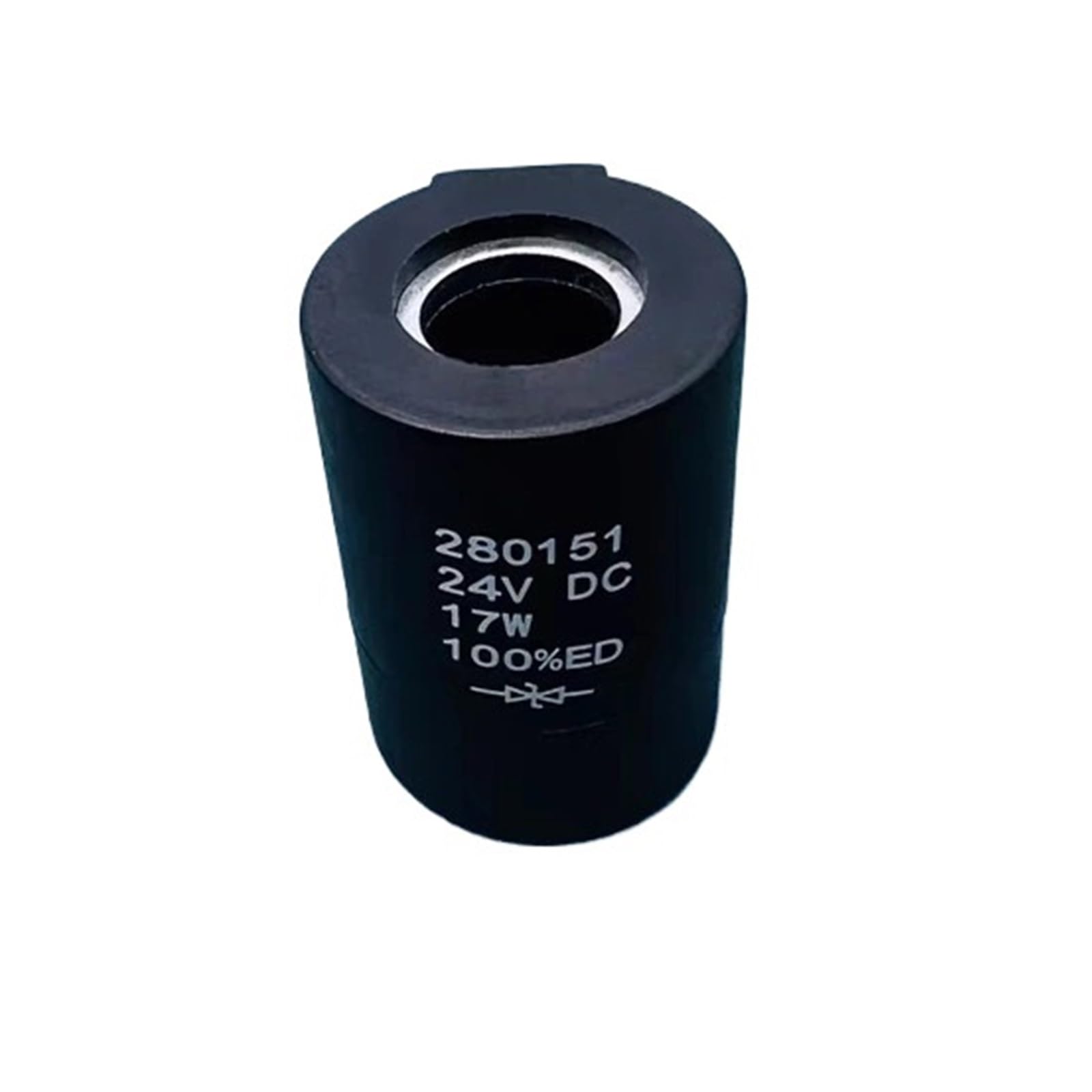Pabzoineid 17W 280151 280153 Excavator Electric Parts Solenoid Valve Coil 24V 27W Excavator Parts Interior Parts(17W)