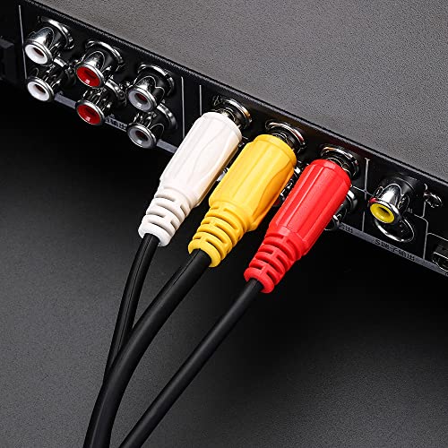 HuaLiSiJi Cavo Video RCA 3 RCA Jack 3,5, AV Cable