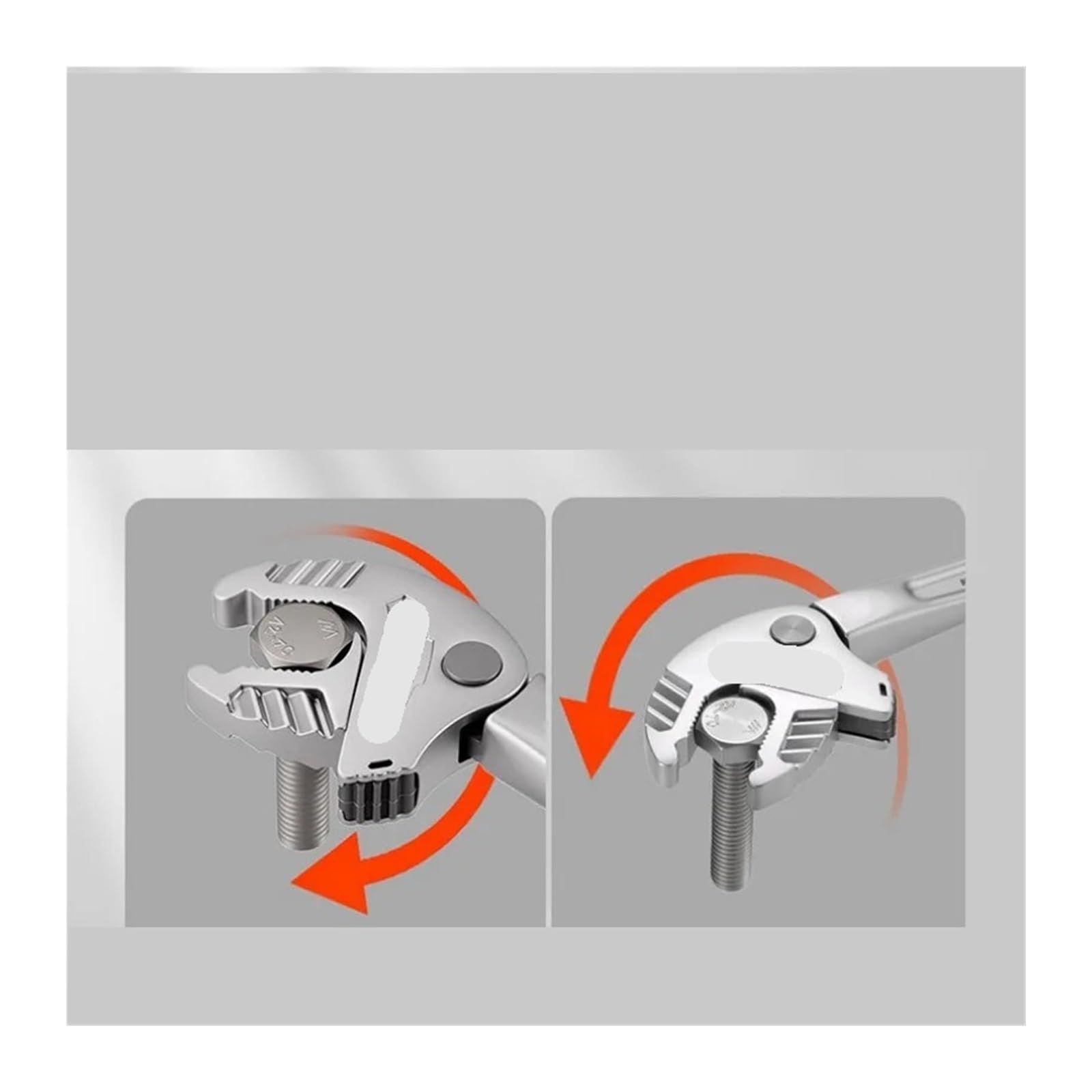 Pinza a Pappagallo Chiave industriale for artigli di granchio for impieghi gravosi Strumento a ganascia larga con cricchetto autoregolante for la produzione tubazioni automobilistiche(M)