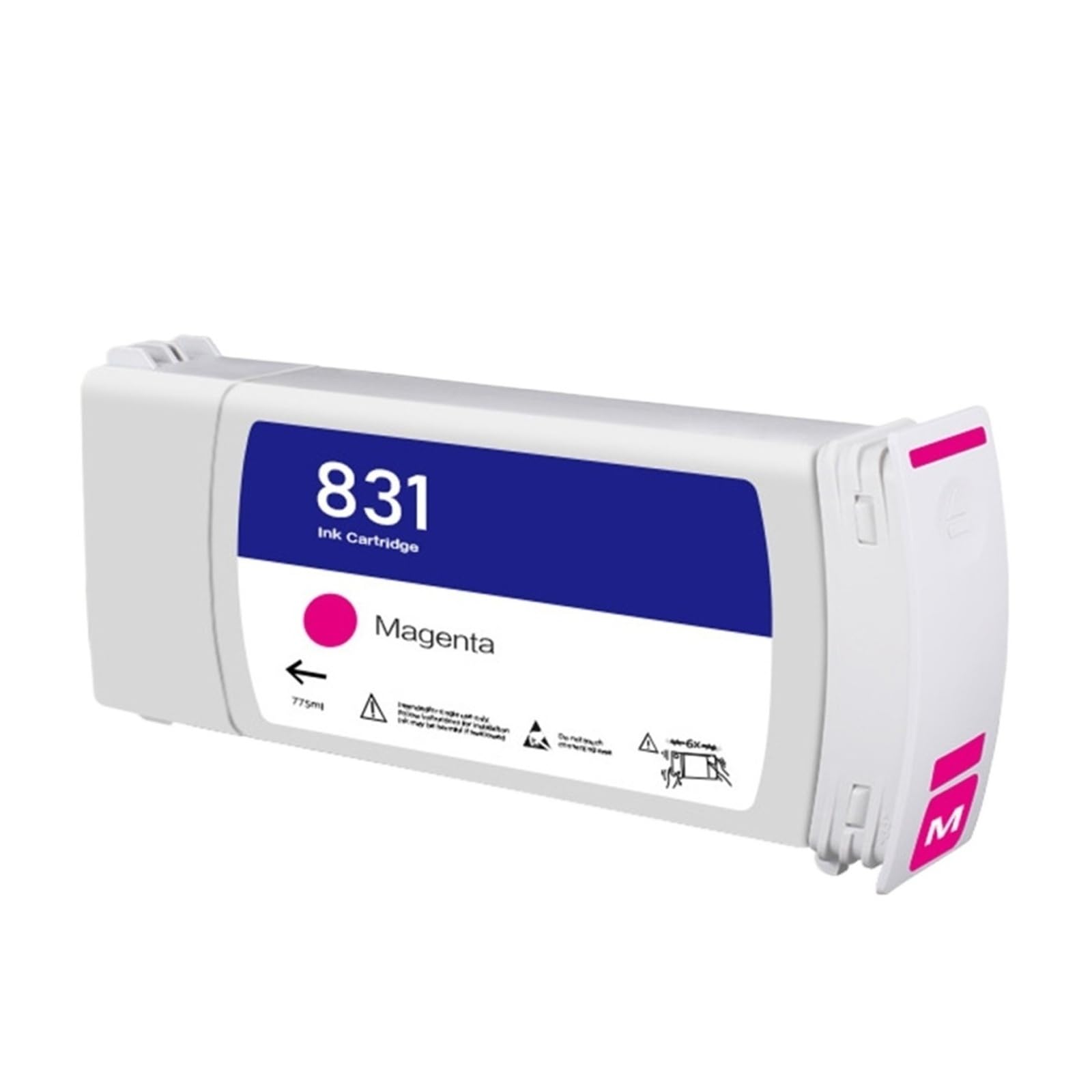 Cartuccia d'inchiostro 831, compatibile for HP | 110 115 310 315 330 335 360 365 370 560 570 L360 L365 L330 775ML, con chip(Magenta)