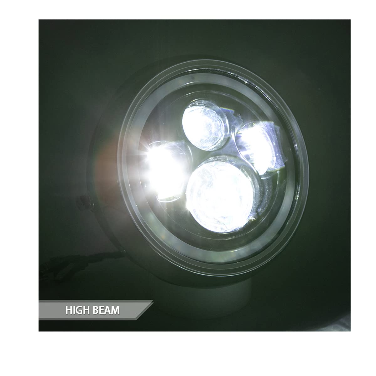 Faro anteriore del motociclo Faro anteriore del motociclo da 7,5 pollici a LED per fari Cafe Racer Bobber Chopper