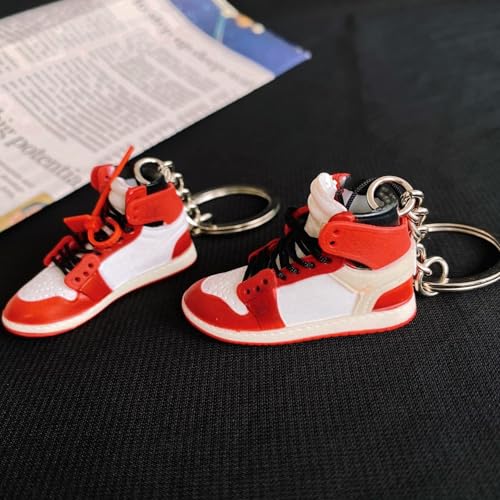 Image of CLA6 3D Sneaker Keychain | Miniature Shoe Keyring | Handcrafted And Hand-painted | Diverse Collection | Unisex