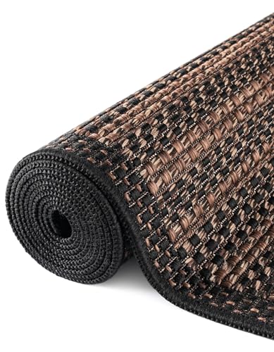 Tapete decorativo Rugs.com marrón 3'3" x 5' miniatura 6