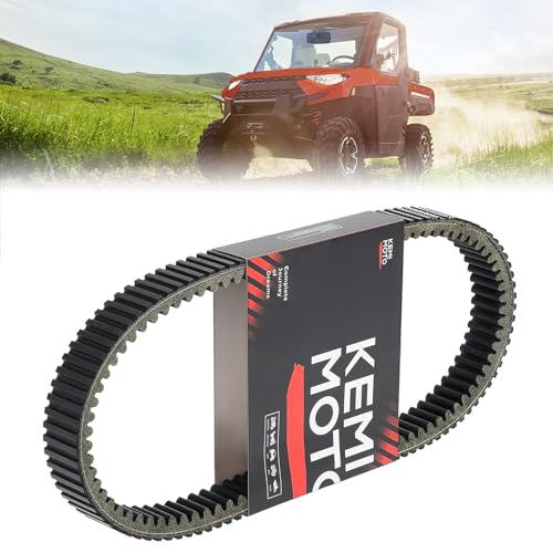 KEMIMOTO UTV Drive Belt Replace #3211186 Compatible with Polaris Ranger 1000 XP CREW/PRO XD 2018+ Polaris Xpedition RZR XP/4 1000 2024 2025 2026 Heat-Resistant Transmission Clutch Belt