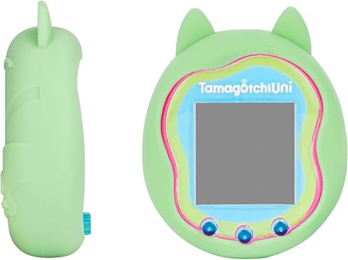Miniatura 2 de Funda protectora de silicona compatible con Tamagochi Uni, con cuerda de mano, cuerda para colgar, accesorio de película protectora de pantalla