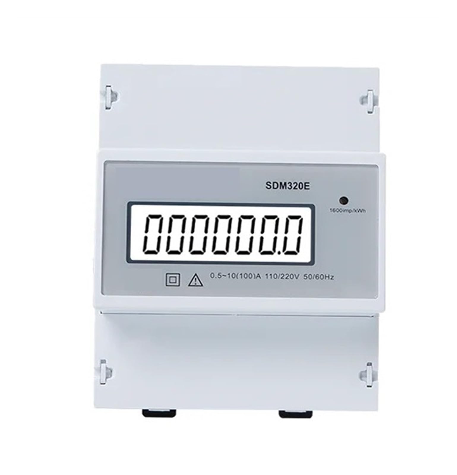 FQJYXWEWL Energy Meter Digital Din Rail Electrical SDM320E 110V/220V Single Phase Two Wires