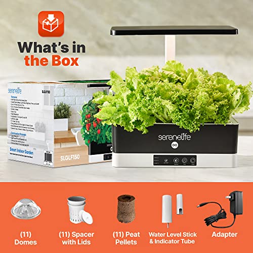 SereneLife 8 Pods Hydroponic Herb Garden, White - Image 3