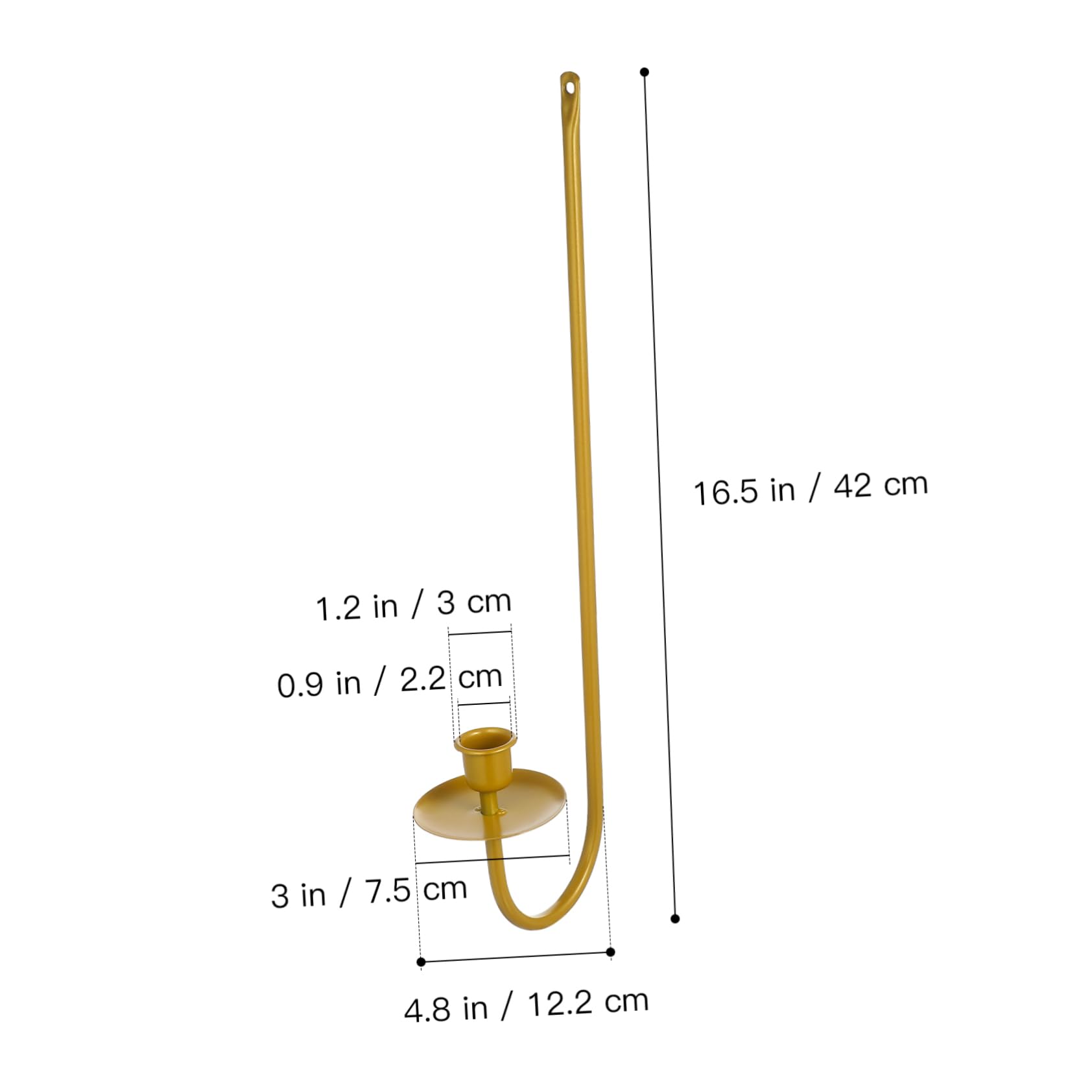 GOOHOCHY 2pcs Metal Candle Holders Wall Mount Decorative Sconces for Home Sturdy Design for Living Room Bathroom Dining Stylish Finish Option