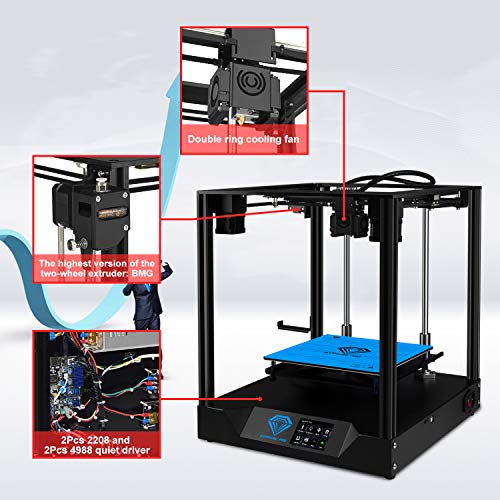 Twotrees SP-3 3D-Drucker mit Doppelantrieb-Extruder, Face Shield Core XY-Struktur mit industrieller Linearführung DIY 3D-Drucker 220 * 220 * 235 mm - Image 6