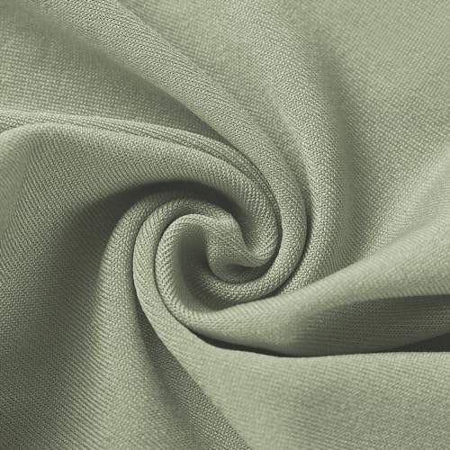Image of Sage Green Chair Sashes 50 Pack, Spandex Sage Chair Bands Elastic Slider Chairs Ties for Wedding Party Baby Shower Events Banquet Decor
